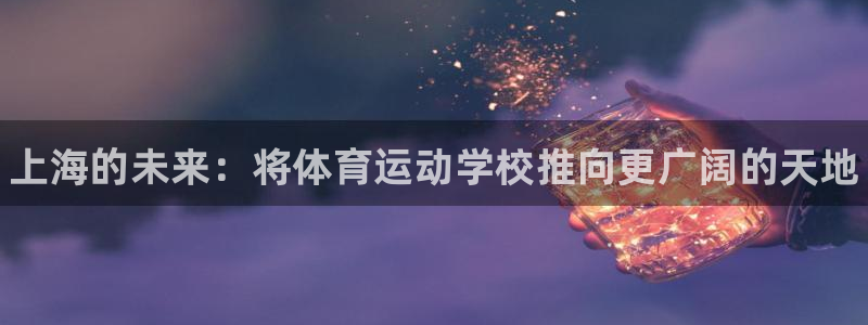 vsport体育官网下载招商：上海的未来：将体育运动学校推向